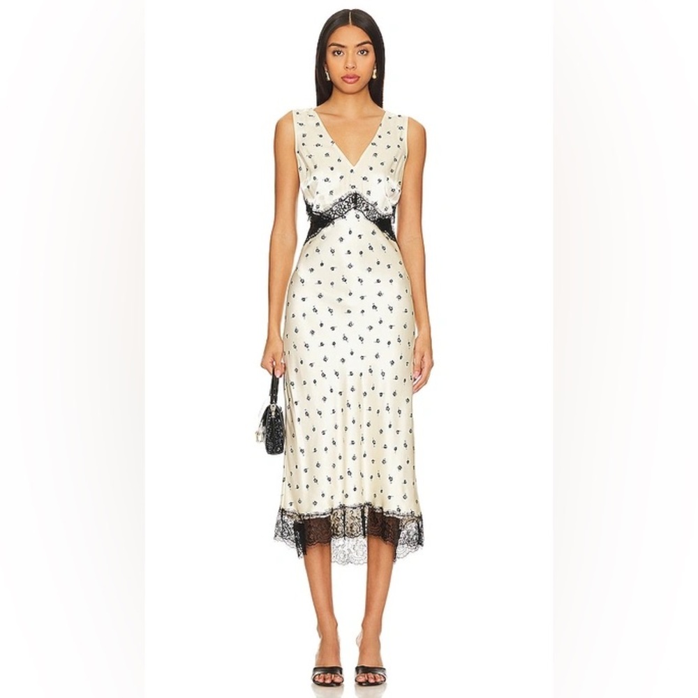 RAILS Pandora Dress Champagne Floral ,M